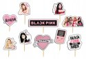 TOPPERY NA TORT OZDOBNE DEKORACJA ZESTAW - BLACKPINK KPOP POP 10szt.