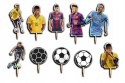TOPPERY NA TORT OZDOBNE DEKORACJA ZESTAW - PIŁKA NOŻNA NEYMAR 10szt.