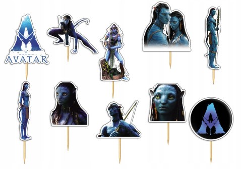 TOPPERY NA TORT OZDOBNE DEKORACJA ZESTAW - AVATAR FILM 10szt. TOPPERY NA TORT OZDOBNE DEKORACJA ZESTAW - AVATAR FILM 10szt.