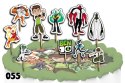 TOPPERY NA TORT OZDOBNE DEKORACJA ZESTAW - BEN10 TEN BAJKA 10szt.