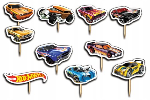 TOPPERY NA TORT OZDOBNE DEKORACJA ZESTAW - HOT WHEELS BAJKA 10szt. TOPPERY NA TORT OZDOBNE DEKORACJA ZESTAW - HOT WHEELS BAJKA 10szt.