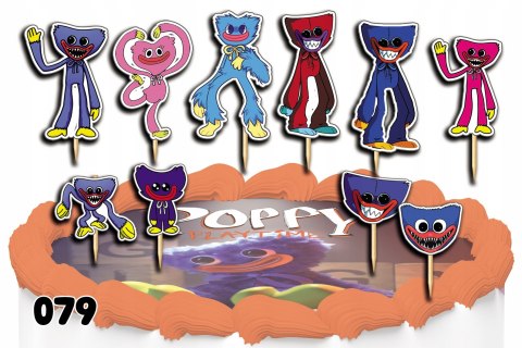 TOPPERY NA TORT OZDOBNE DEKORACJA ZESTAW - HUGGY WUGGY GRY BAJKI 10szt. TOPPERY NA TORT OZDOBNE DEKORACJA ZESTAW - HUGGY WUGGY GRY BAJKI 10szt.