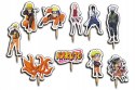 TOPPERY NA TORT OZDOBNE DEKORACJA ZESTAW - NARUTO ANIME BAJKA 10szt.