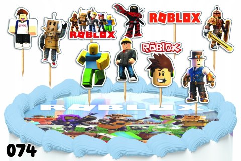 TOPPERY NA TORT OZDOBNE DEKORACJA ZESTAW - ROBLOX GRY BAJKA 10szt. TOPPERY NA TORT OZDOBNE DEKORACJA ZESTAW - ROBLOX GRY BAJKA 10szt.