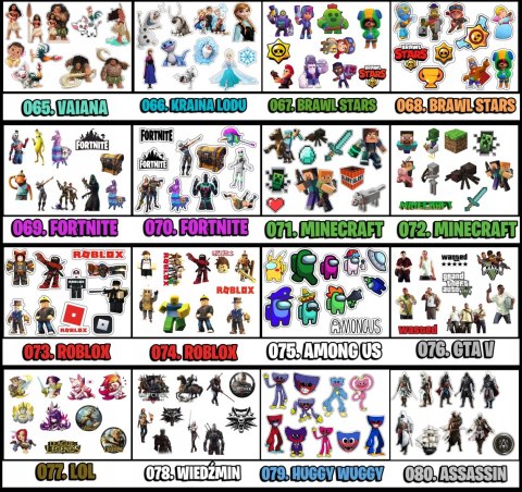 TOPPERY NA TORT OZDOBNE DEKORACJA ZESTAW - ROBLOX GRY BAJKA 10szt. TOPPERY NA TORT OZDOBNE DEKORACJA ZESTAW - ROBLOX GRY BAJKA 10szt.