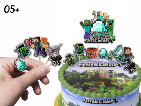 TOPPERY NA TORT OZDOBNE DEKORACJA ZESTAW - ROBLOX GRY BAJKA 10szt. TOPPERY NA TORT OZDOBNE DEKORACJA ZESTAW - ROBLOX GRY BAJKA 10szt.