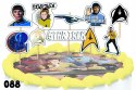 TOPPERY NA TORT OZDOBNE DEKORACJA ZESTAW - STAR TREK FILM SERIALE 10szt.