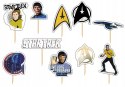 TOPPERY NA TORT OZDOBNE DEKORACJA ZESTAW - STAR TREK FILM SERIALE 10szt.