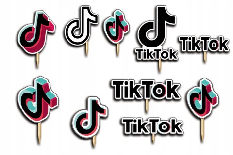 TOPPERY NA TORT OZDOBNE DEKORACJA ZESTAW - TIKK TOKK WZORY 10szt. TOPPERY NA TORT OZDOBNE DEKORACJA ZESTAW - TIKK TOKK WZORY 10szt.
