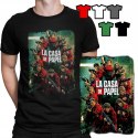 KOSZULKA T-SHIRT MĘSKI WZORY DO WYBORU - DOM Z PAPIERU SERIALE - XL