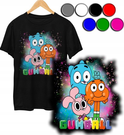 KOSZULKA DZIECIĘCA T-SHIRT - AMAZING WORLD GUMBALL GAMBOL - L 146-152 KOSZULKA DZIECIĘCA T-SHIRT - AMAZING WORLD GUMBALL GAMBOL - L 146-152