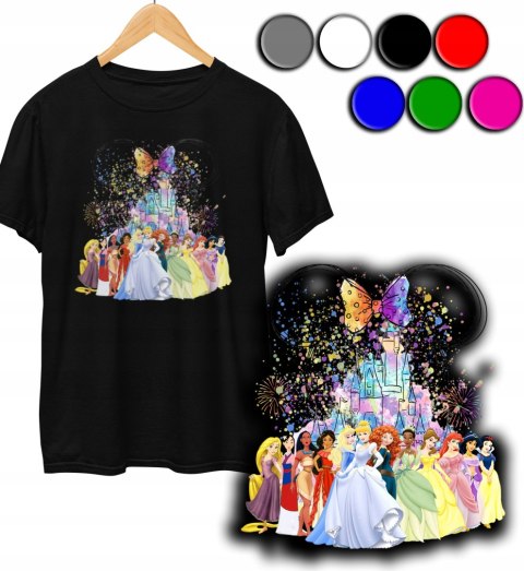 KOSZULKA DZIECIĘCA T-SHIRT - KSIĘŻNICZKI DISNEY PRINCESS BAJKA - L 146-152 KOSZULKA DZIECIĘCA T-SHIRT - KSIĘŻNICZKI DISNEY PRINCESS BAJKA - L 146-152