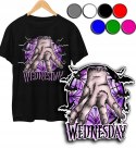 KOSZULKA DZIECIĘCA T-SHIRT - WEDNESDAY ADDAMS SERIALE FILMY - XXS 98-104
