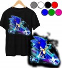 KOSZULKA DZIECIĘCA T-SHIRT - SONIC SONIK KOLORY WYBÓR WZORY - M 134-140