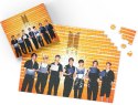 PUZZLE - BLACK PINK KPOP BTS - PREZENT NA ŚWIĘTA WZORY - 192el + PUDEŁKO