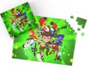 PUZZLE - BEN TEN BEN 10 BAJKA - PREZENT NA ŚWIĘTA WZORY - 110 el + PUDEŁKO