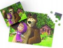 PUZZLE - MASZA NIEDŹWIEDŹ - PREZENT NA ŚWIĘTA WZORY - 110 el + PUDEŁKO