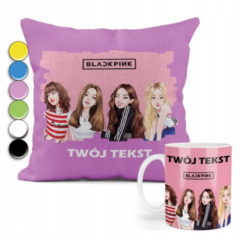 ZESTAW: KUBEK + POSZEWKA - BLACKPINK KPOP - PREZENT WIELE WZORÓW IMIĘ ZESTAW: KUBEK + POSZEWKA - BLACKPINK KPOP - PREZENT WIELE WZORÓW IMIĘ
