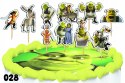 TOPPERY NA TORT OZDOBNE DEKORACJA ZESTAW - SHREK BAJKI OSIOŁ 10szt.