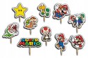 TOPPERY NA TORT OZDOBNE DEKORACJA ZESTAW - SUPER MARIO BROS 10szt.