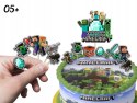 TOPPERY NA TORT OZDOBNE DEKORACJA ZESTAW - SUPER MARIO BROS 10szt.