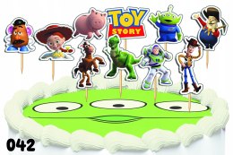 TOPPERY NA TORT OZDOBNE DEKORACJA ZESTAW - TOY STORY BAJKI 10szt.