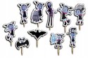 TOPPERY NA TORT OZDOBNE DEKORACJA ZESTAW - VAMPIRINA BAJKA 10szt.