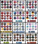 OPŁATEK na BABECZKI MUFFINKI zestaw na urodziny 12szt. - LEGO NINJAGO