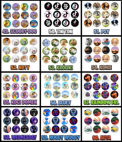 OPŁATEK na BABECZKI MUFFINKI zestaw na urodziny 12szt. - MIINECRAFT OPŁATEK na BABECZKI MUFFINKI zestaw na urodziny 12szt. - MIINECRAFT