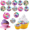 OPŁATEK na BABECZKI MUFFINKI zestaw na urodziny 12szt. - MY LITTLE PONY