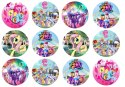OPŁATEK na BABECZKI MUFFINKI zestaw na urodziny 12szt. - MY LITTLE PONY