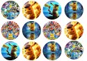 OPŁATEK na BABECZKI MUFFINKI zestaw na urodziny 12szt. - POKEMON BAJKA