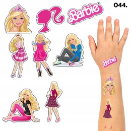TATUAŻE ZMYWALNE DLA DZIECI TYMCZASOWE BARBIE - 8 EL. / 150 WZORÓW