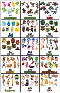TATUAŻE ZMYWALNE DLA DZIECI TYMCZASOWE BARBIE - 8 EL. / 150 WZORÓW