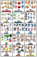 TATUAŻE ZMYWALNE DLA DZIECI TYMCZASOWE BARBIE - 8 EL. / 150 WZORÓW