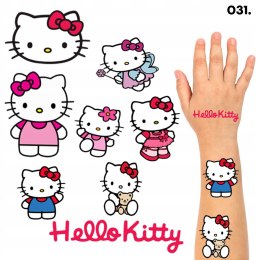 TATUAŻE ZMYWALNE DLA DZIECI TYMCZASOWE HELLO KITTY - 8 EL. / 150 WZORÓW
