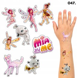 TATUAŻE ZMYWALNE DLA DZIECI TYMCZASOWE MIA I JA - 8 EL. / 150 WZORÓW