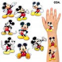 TATUAŻE ZMYWALNE DLA DZIECI TYMCZASOWE MYSZKA MICKEY - 8 EL. / 150 WZORÓW