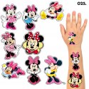 TATUAŻE ZMYWALNE DLA DZIECI TYMCZASOWE MYSZKA MINNIE - 8 EL. / 150 WZORÓW