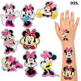 TATUAŻE ZMYWALNE DLA DZIECI TYMCZASOWE MYSZKA MINNIE - 8 EL. / 150 WZORÓW