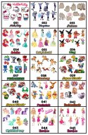 TATUAŻE ZMYWALNE DLA DZIECI TYMCZASOWE POKEMON PIKACHU - 8 EL. / 150 WZORÓW