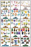 TATUAŻE ZMYWALNE DLA DZIECI TYMCZASOWE FNAF FREDDYS - 8 EL. / 150 WZORÓW
