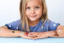 TATUAŻE ZMYWALNE DLA DZIECI TYMCZASOWE MOTYLKI - 8 EL. / 150 WZORÓW