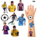 TATUAŻE ZMYWALNE DLA DZIECI TYMCZASOWE PIŁKA NEYMAR - 8 EL. / 150 WZORÓW