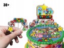 TOPPERY NA TORT (10szt) + duży TOPPER STO LAT - SUPER MARIO BROS