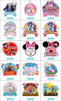 TOPPER NA TORT ozdoba dekoracja urodziny torcik MYSZKA MINNIE MINI