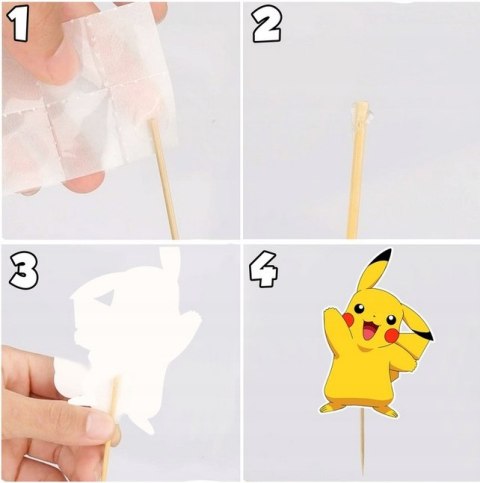 TOPPERY NA TORT (10szt) + duży TOPPER Najlepszego - JEDNOROŻEC UNICORN TOPPERY NA TORT (10szt) + duży TOPPER Najlepszego - JEDNOROŻEC UNICORN