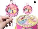 TOPPERY NA TORT (10szt) + duży TOPPER Najlepszego - KSIĘŻNICZKA DISNEY