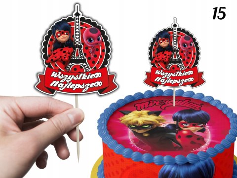 TOPPERY NA TORT (10szt) + duży TOPPER Najlepszego - MIRACULUM CZARNY KOT TOPPERY NA TORT (10szt) + duży TOPPER Najlepszego - MIRACULUM CZARNY KOT