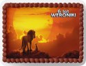 PROSTOKĄTNY OPŁATEK NA TORT A4 20x29CM - KRÓL LEW + IMIĘ GRATIS